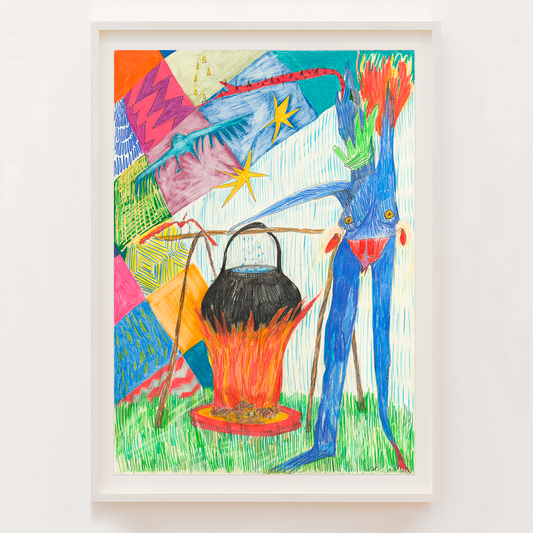 Feeling The Heat - Framed Limited Edition Print